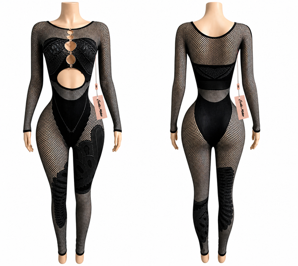 Exotic Noir Bodysuit