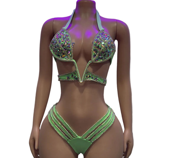 Emerald Glow Crystal 2-Piece ✨