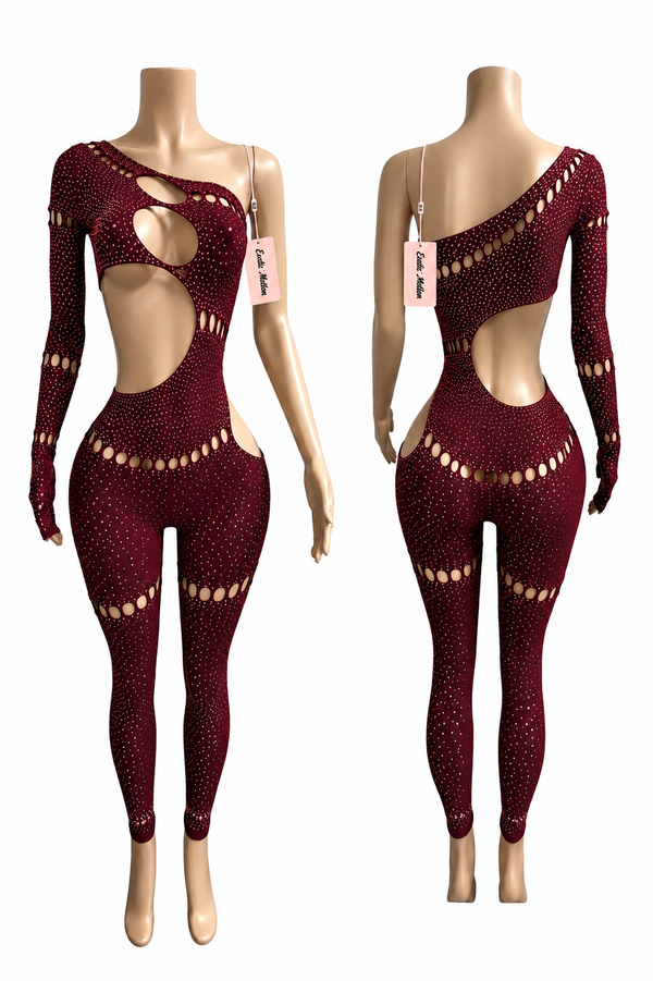 Temptation Rhinestone Jumpsuit